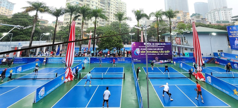Cụm liên hợp sân Pickleball Cầu Giấy