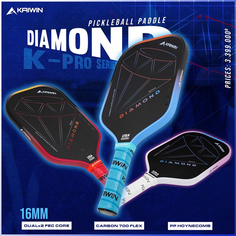 Vợt Pickleball Kaiwin Diamond K-Pro