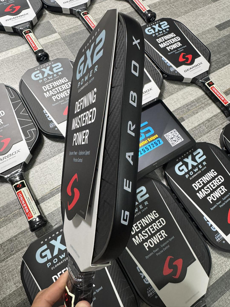 Vợt Pickleball Gearbox GX2 Power Elongated