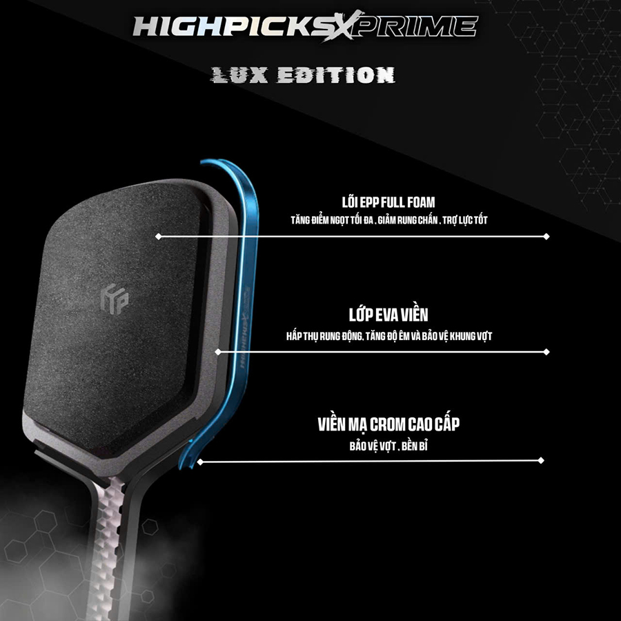 Vợt Pickleball Highpicks Xprime Lux Edition